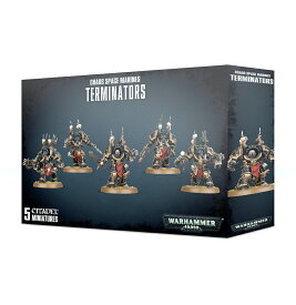 【ケイオス・スペースマリーン：ターミネーター】 新品 ミニチュア プラモデル ウォーハンマー WARHAMMER ボードゲーム おもちゃ 玩具 プレゼント CHAOS SPACE MARINE TERMINATORS