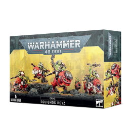 【オルク：スクイッグホッグ・ボゥイ】 新品 ミニチュア プラモデル ウォーハンマー WARHAMMER ボードゲーム おもちゃ 玩具 プレゼント ORKS: SQUIGHOG BOYZ