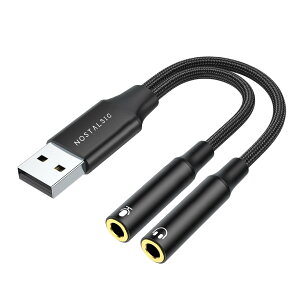 y݌ɏSALEIzUSB I[fBI ϊA_v^ USB to 3.5mm OtTEhJ[h DAC 24bit/96KHz P[u^Cv 3(TRS)p PS4 Kp Windows/Mac OS/PS4/PS5/Linux/ChromebookΉyNOSTALSIC(mX^