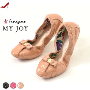 �t�F���K�� �o���G�V���[�Y ���{�� �y�^���R�C Salvatore ferrragamo MY JOY ���K�i ���f�B�[�X �g�� �t���b�g�V���[�Y �� �u���b�N �s���N �x�[�W�� �傫���T�C�Y 25cm 26cm