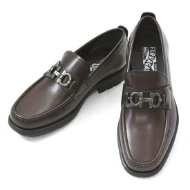 フェラガモ メンズ シューズ 革靴 ローファー ビットモカシン Salvatore Ferragamo 正規品 ビジネス シューズ 本革 靴 黒 ブラック ブラウン ガンチーニ 小さいサイズ 24cm 25cm 大きいサイズ 28cm