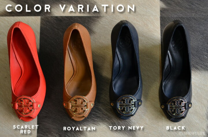 楽天市場】26cmトリーバーチ パンプス オープントゥ パンプス 可愛い  