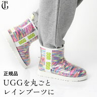 サイズ交換 送料無料 UGG ブーツ クラシック ミニ クリア ショートブーツ レインブーツ レディース おし…