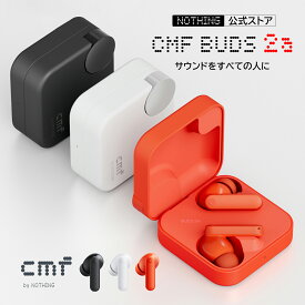 【サマーSALE！P最大22倍 NOTHING公式ストア LINE登録クーポン付】 CMF Buds 2a ワイヤレスイヤホン 12.4mmバイオファイバーカスタムTPUダイアフラム 42dB ANC 最大35.5時間総再生時間 1回の充電で8時間連続音楽再生 4つのHDマイク IP54防水 CMF by Nothing