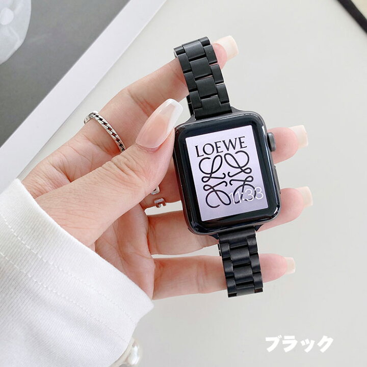 楽天市場】apple watch バンド 金属 series se 8 7 6 5 4 3 2 1 ベルト 