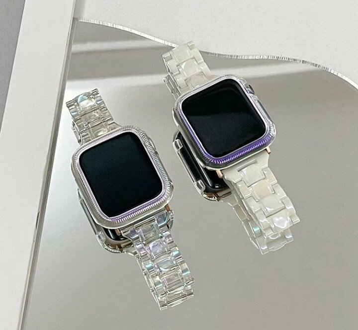 楽天市場】apple watch 保護ケース オーロラ フレーム保護 樹脂製 