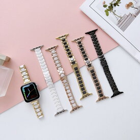 apple watch バンド セラミック レディース ステンレス apple watch Series Ultra 8 7 6 5 4 3 2 1 SE 44mm 40mm 38mm 42mm 41mm 45mm 49mm 女性 人気 Apple Watch ベルト 耐衝撃 コンパチブル 高級 華奢