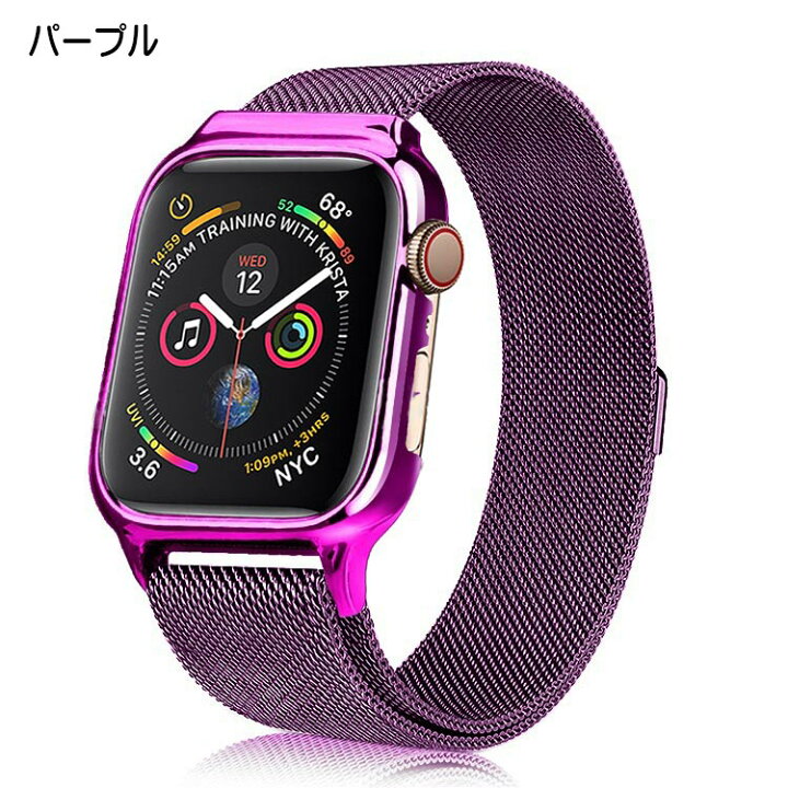素晴らしい外見 Apple Watch_カジュアルバンド_パープル紫 42mm対応