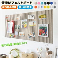 ＼2点15％OFF／コルクボード フェルトボード大 壁掛け 掲示板 宣伝ボード 写真壁 コルクボード 穴不要 画…