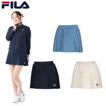 美品＊FILAフィラ＊レースのフレアースコートと赤のゆったりトップス上下セット 美品＊FILAフィラ＊レースのフレアースコートと赤のゆったり
