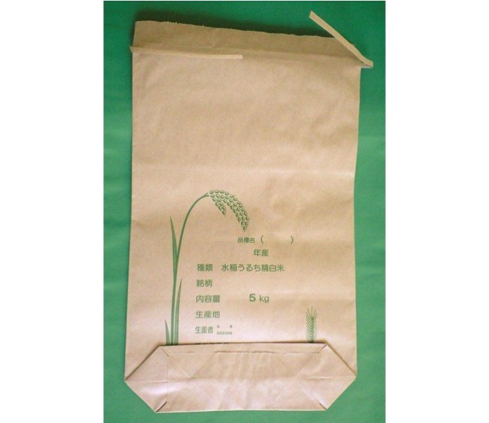 米用紙袋紐付 人気ブランド 5kg用1枚 驚きの値段で