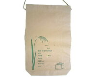 米用紙袋紐付 15kg100枚 ( こめようかみぶくろひもつき )