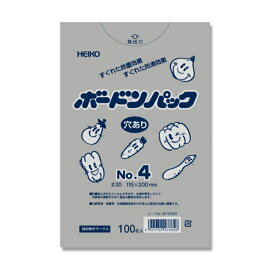 FG規格袋（ボードンパック）　NO.4　11.5cm×20cm　5000枚入　プラマーク付4つ穴