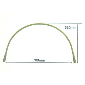 アーチパイプ 口径16mm×長さ115cm ( トマト 栽培 雨よけ 雨除け パイプ支柱 接続 部材 部品 ガーデニング 野菜づくり トンネル栽培 園芸支柱 家庭菜園 トンネル支柱 アーチ パイプ アーチ支柱 園芸用品 農業用資材 農業資材 )