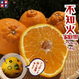 【先行予約】 不知火 しらぬい 家庭用 B品 【3月より順次発送】 愛媛 農家 直送 ｜2.5kg / 5kg サイズ混合｜ デコポン 同品種 甘味 たっぷり ジューシー 柑橘 訳あり みかん 【送料無料】