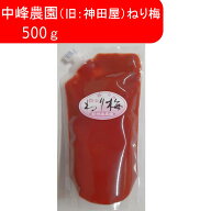 中峰農園（旧：神田屋）ねり梅 500g梅肉【3980円以上お買い上げで送料無料】