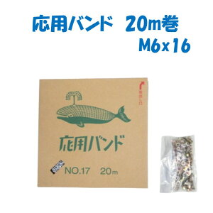 �y���񂹕i�z���p�o���h20m�� M6x16 �{���g�E�i�b�g�t 40�{ ���a �_�Ɨp �r�j�[���n�E�X�p �����J�[�e��