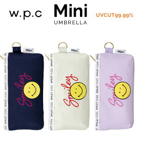 【Wpc】 日傘 折りたたみ傘 遮光スマイリーウィンク mini w.p.c ワールドパーティー