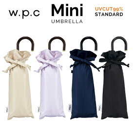 【Wpc】 日傘 遮光遮熱傘 折りたたみ傘 晴雨兼用傘 遮光クラッシックフリル mini w.p.c ワールドパーティー