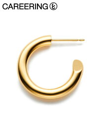 【1500円クーポン】【CAREERING / キャリアリング】 【両耳用】プラシーボピアス PLACEBO 701(YW) シルバー925 / 18Kポスト