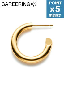 期間限定P5倍【CAREERING / キャリアリング】 【両耳用】プラシーボピアス PLACEBO 701(YW) シルバー925 / 18Kポスト