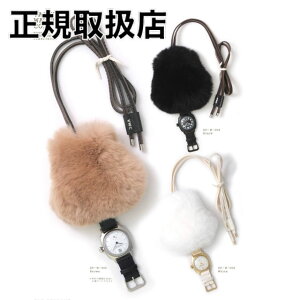 �yVAGUE WATCH CO. / ���@�[�O�E�H�b�`�J���p�j�[�z �t�@�[�y���_���g - FUR PENDANT