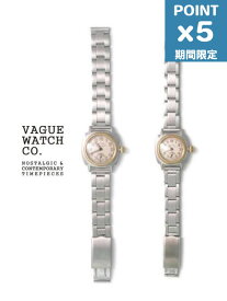 期間限定P5倍【VAGUE WATCH CO. / ヴァーグウォッチカンパニー】 Coussin Early Stainless Belt クオーツ式腕時計