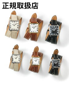 �yVAGUE WATCH CO. / ���@�[�O�E�H�b�`�J���p�j�[�z Carre Double Loop BELT - �J�� �_�u�����[�v�x���g
