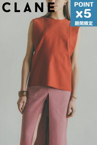 ���Ԍ���P5�{�yCLANE / �N���l�z ���E���h�X���[�u�g�b�v�X - ROUND SLEEVE TOPS - RED