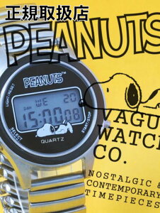 �yVAGUE WATCH CO. / ���@�[�O�E�H�b�`�J���p�j�[�z �g Snoopy Digital Watch �g DG2000 Extension