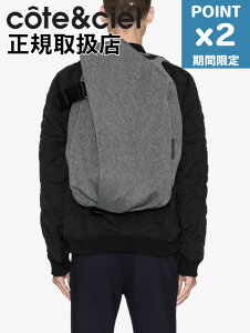 ���Ԍ���P2�{�ycote&ciel / �R�[�g�G�V�G���z ISAR M ECOYARN Black Melange - �o�b�N�p�b�N / �����b�N