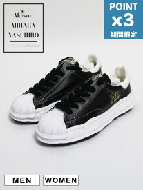 期間限定P3倍【Maison MIHARA YASUHIRO / メゾン ミハラヤスヒロ】 オリジナルソールスニーカー "BLAKEY / ブレイキー" - A06FW702 - BLACK