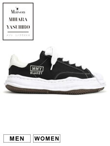 �yMaison MIHARA YASUHIRO / ���]�� �~�n�����X�q���z �I���W�i���\�[���X�j�[�J�[ BLAKEY / �u���C�L�[ BLACK - OG Sole Canvas Low-top Sneaker - A08FW735