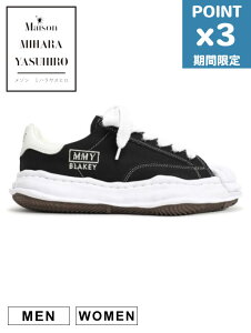 ���Ԍ���P3�{�yMaison MIHARA YASUHIRO / ���]�� �~�n�����X�q���z �I���W�i���\�[���X�j�[�J�[ BLAKEY / �u���C�L�[ BLACK - OG Sole Canvas Low-top Sneaker - A08FW735