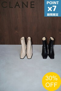 �ySALE�z���Ԍ���P7�{�yCLANE / �N���l�z �X�N�G�A�\ �G�b�W �V���[�g �u�[�c - SQUARE EDGE SHORT BOOTS