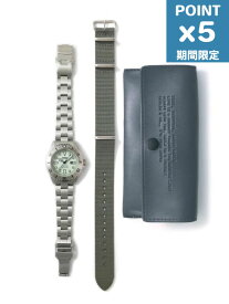 期間限定P5倍【VAGUE WATCH CO. / ヴァーグウォッチカンパニー】 Diver's Son II- Stainless steel - クオーツ式腕時計 ステンレスベルト