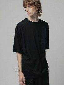 【The Viridi-anne / ザ ヴィリディアン】 天竺 ポケット - Tcotton jersey pocket t-shirt - BLACK