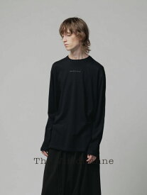 【The Viridi-anne / ザ ヴィリディアン】 天竺刺繍入り長袖T - BLACK