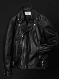 【MAISON SPECIAL / メゾンスペシャル】 シープレザー ダブルライダース ジャケット - Dress-Fit Sheep Leather Double Rider Jacket