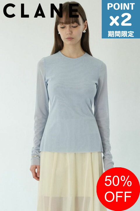楽天市場】【SALE】期間限定P2倍【CLANE / クラネ】 シアーメッシュ 