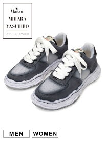 【Maison MIHARA YASUHIRO / メゾン ミハラヤスヒロ】 "ウェイン" オリジナルソール スプレー エフェクトキャンバス ローカットスニーカー - "WAYNE" OG Sole Effect Canvas Low-top Sneake