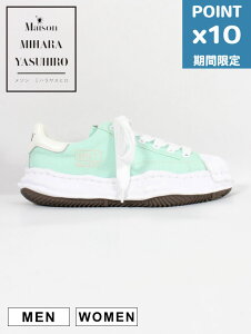 ���Ԍ���P10�{�yMaison MIHARA YASUHIRO / ���]�� �~�n�����X�q���z �I���W�i���\�[���X�j�[�J�[ BLAKEY / �u���C�L�[- LT.BLUE - OG Sole Canvas Low-top Sneaker - A08FW735
