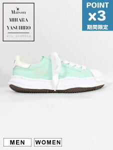 ���Ԍ���P3�{�yMaison MIHARA YASUHIRO / ���]�� �~�n�����X�q���z �I���W�i���\�[���X�j�[�J�[ BLAKEY / �u���C�L�[- LT.BLUE - OG Sole Canvas Low-top Sneaker - A08FW735