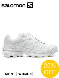 【正規品】【SALE】【SALOMON / サロモン】 XT-6 - ユニセックス スポーツスタイル スニーカー - WHITE / WHITE / LUNAR ROCK
