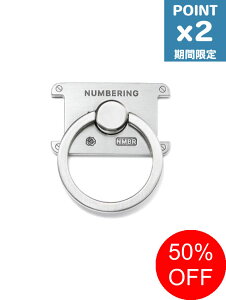 �ySALE�z���Ԍ���P2�{�yNUMBERING / �i���o�����O�z A13 Round Ring Holder - �{�X�N�G�A�����O�z���_�[ - SILVER�y�؍��E�W���G���[�z