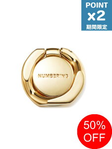 �ySALE�z���Ԍ���P2�{�yNUMBERING / �i���o�����O�z Signature Chain Unit Ring Holder - �����O�z���_�[ - GOLD�y�؍��E�W���G���[�z