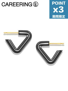 ���Ԍ���P3�{�yCAREERING / �L�����A�����O�z �y�����p�zTRIANGLE 501 BLACK �g���C�A���O�� �s�A�X �V���o�[925 /18K�|�X�g