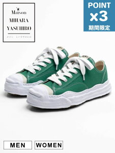 ���Ԍ���P3�{�yMaison MIHARA YASUHIRO / ���]�� �~�n�����X�q���z �yHANK / �n���N�z �I���W�i���\�[�� �X�j�[�J�[ / A05FW702 - CL/GREEN