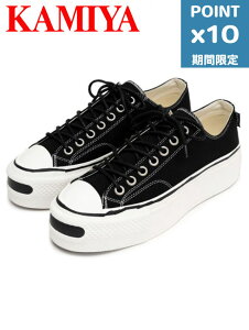 ���Ԍ���P10�{�yKAMIYA / �J�~���z �yJoey / �W���[�C�z �v���b�g�t�H�[���X�j�[�J�[ - Platform Sneaker �i BLACK �j G15FW701