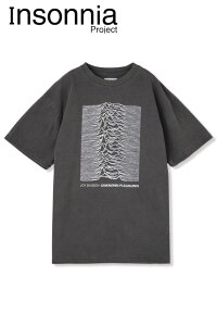 �W���C�E�f�B���B�W���� �yInsonnia Projects / �C���\�j�A�v���W�F�N�g�z × JOY DIVISION UNKNOWN PLEASURES TEE (BLACK) - �v�����g�e�B�[�V���c